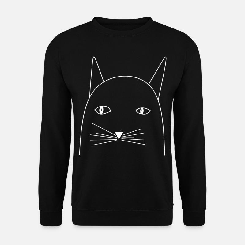 Cat - Unisex Sweatshirt - black