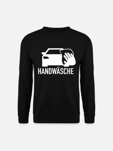 Handwäsche Autopflege - Unisex Pullover - Schwarz