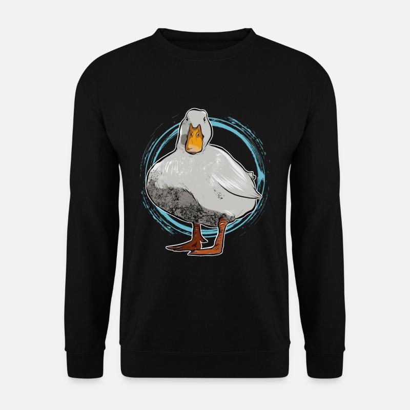 Gans - Unisex Pullover - Schwarz