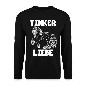Tinker Liebe - Unisex Pullover - Schwarz - Vorne - Alina (178cm) & Michal (187cm)