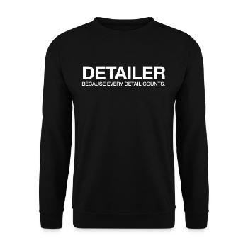 Detailer - Détaillant voiture - Sweat-shirt Unisexe - noir - Devant - Alina (178cm) & Michal (187cm)