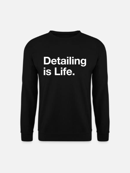 Detailing Fahrzeugpflege Detailer Geschenk - Unisex Pullover - Schwarz