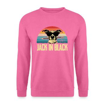 Jack Russel - Jack in Black - Unisex Pullover - Pink - Vorne