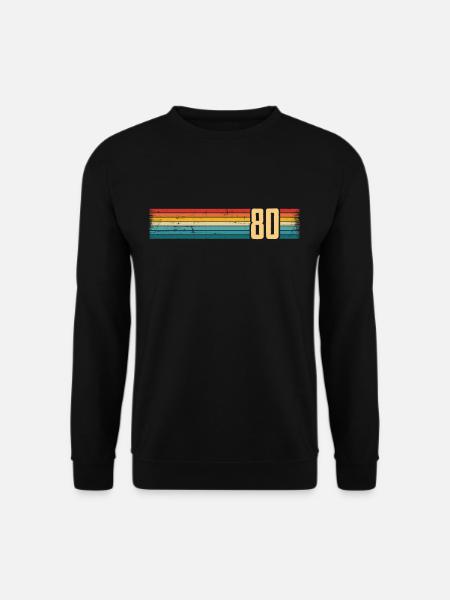 Vintage 80 - Unisex Pullover - Schwarz