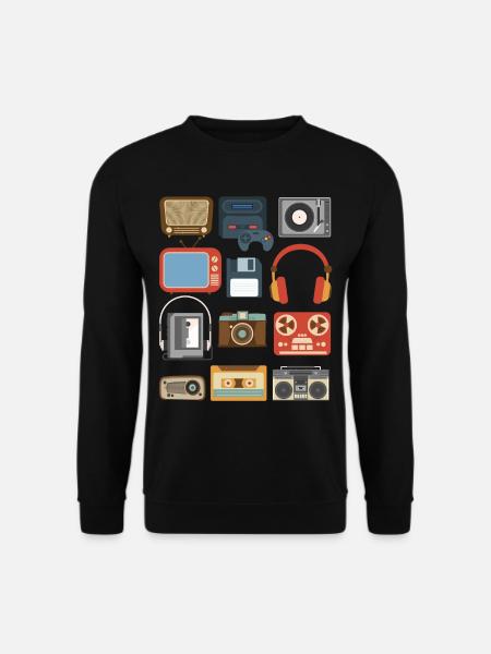 Cadeau de fête Gadgets Vintage des années 90 - Sweat-shirt Unisexe - noir