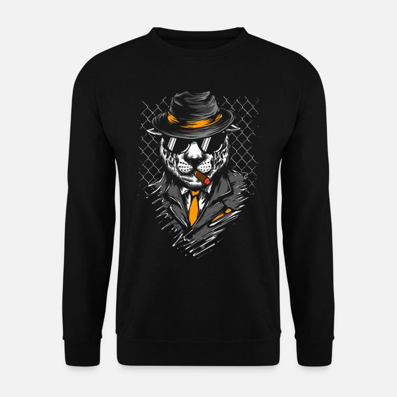 Boss Tiger - Unisex Sweatshirt - black