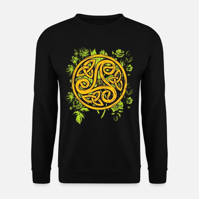 Triskele Keltisches Symbol - Unisex Pullover - Schwarz