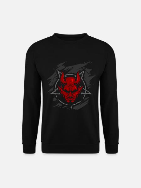 Satan Devil halloween - Unisex Sweatshirt - black