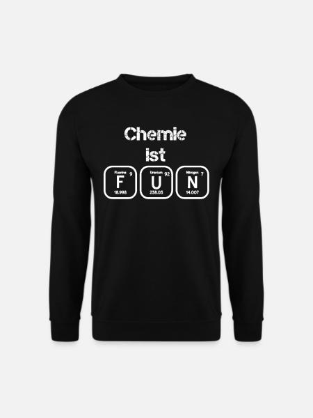 Chemie Periodensystem Elemente Geschenk FUN Spaß - Unisex Pullover - Schwarz