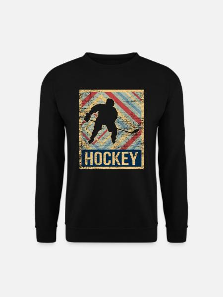 Hockey - Unisex Pullover - Schwarz