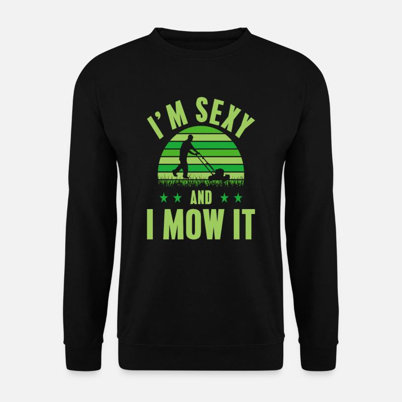 Cut the lawn - Unisex Sweatshirt - black