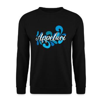 Äppelwoi Bembel Spritz - Unisex Pullover - Schwarz - Vorne - Alina (178cm) & Michal (187cm)