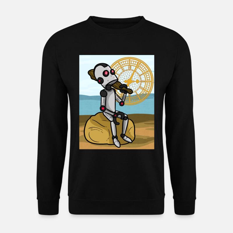 Robot Backtrak Robot Backtrak - Sweat-shirt Unisexe - noir