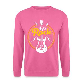 Gitarrist Gitarre Band Saite Musiker Instrument - Unisex Pullover - Pink - Vorne