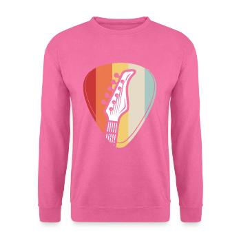 Gitarrist Gitarre Band Saite Musiker Instrument - Unisex Pullover - Pink - Vorne