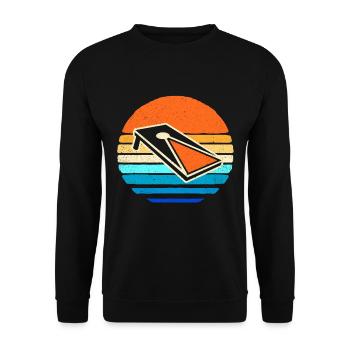 cornhole - Sweat-shirt Unisexe - noir - Devant - Alina (178cm) & Michal (187cm)
