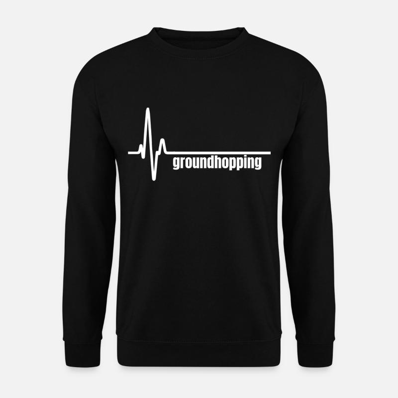 Groundhopping Fußballstadion Hobby Geschenk - Unisex Pullover - Schwarz