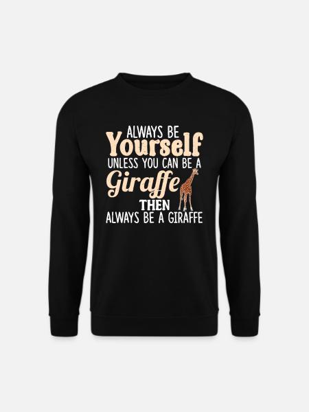giraffe - Unisex Sweatshirt - black