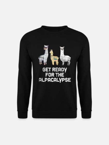 Alpaka - Unisex Pullover - Schwarz