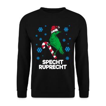 SPECHT RUPRECHT - Unisex Pullover - Schwarz - Vorne - Alina (178cm) & Michal (187cm)