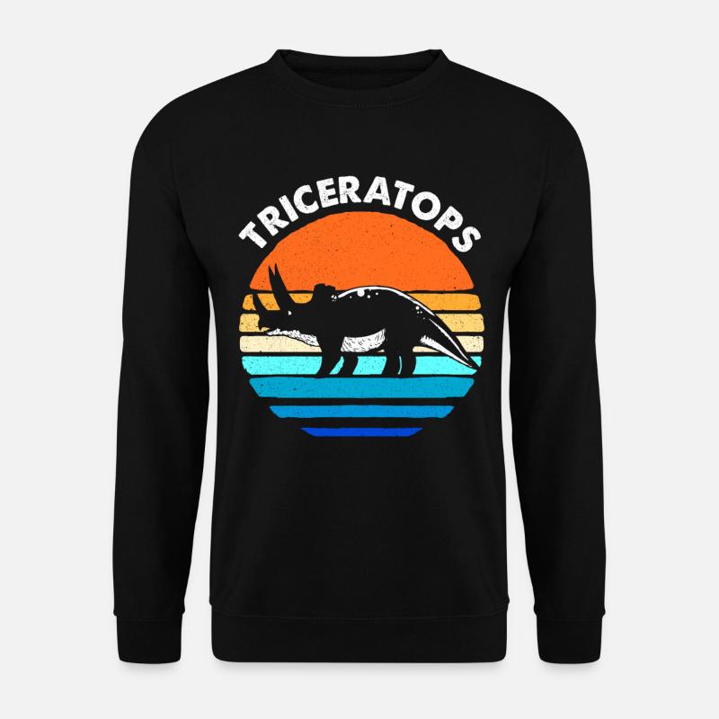 Triceratops - Unisex Sweatshirt - black