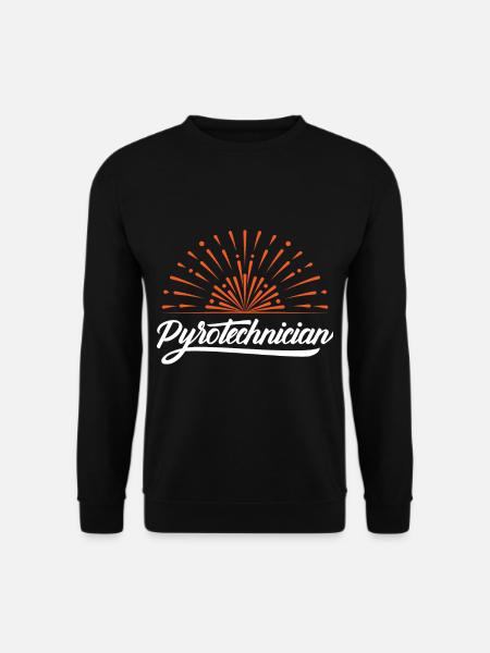 PYROTECHNICIAN PYRO pyrotechnie Nouvel An pyrotechnique - Sweat-shirt Unisexe - noir