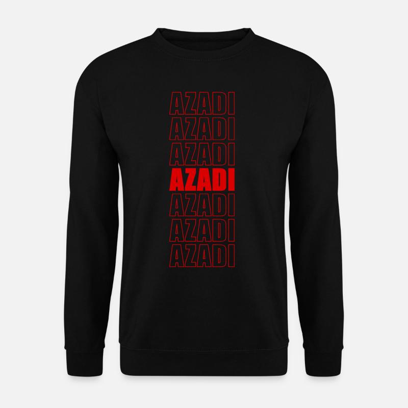 Azadi - Unisex Pullover - Schwarz