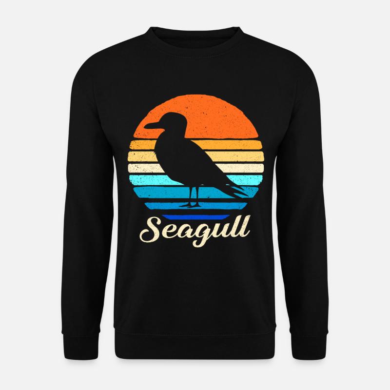 Möwe - Unisex Pullover - Schwarz