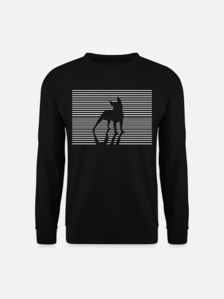 Boston Terrier retro Geschenk Shirt - Unisex Pullover - Schwarz