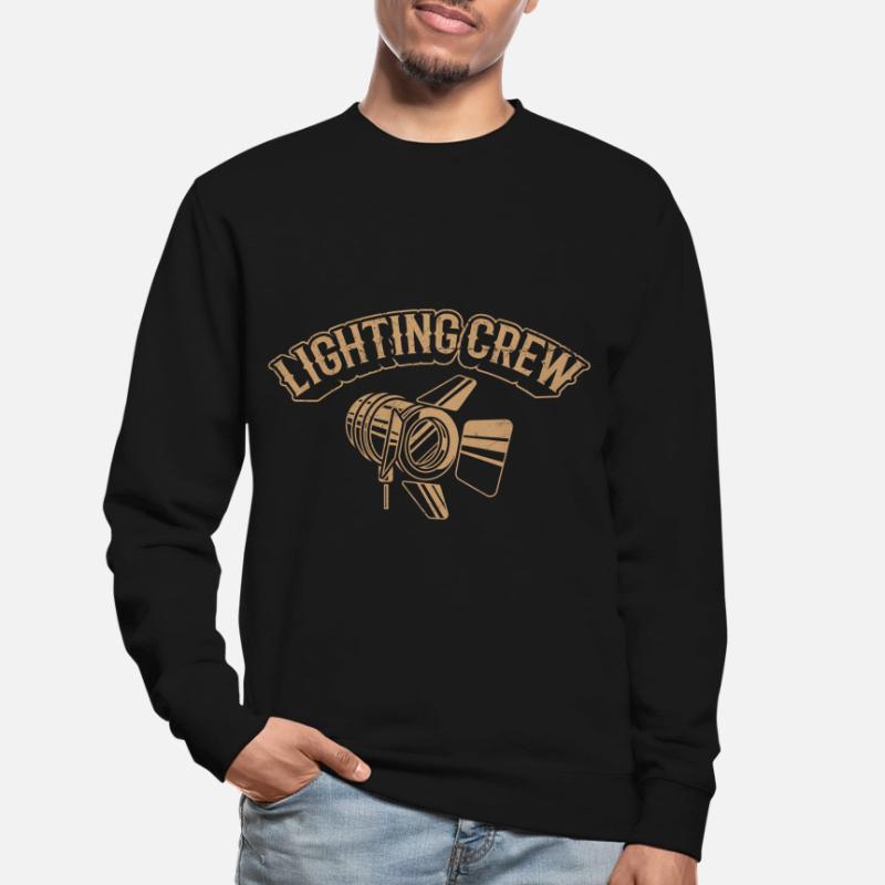 ÉCLAIRAGE CREW cadeau technicien éclairage rétro Sweat-shirt Unisexe