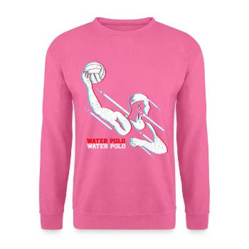 water polo - Sweat-shirt Unisexe - rose - Devant