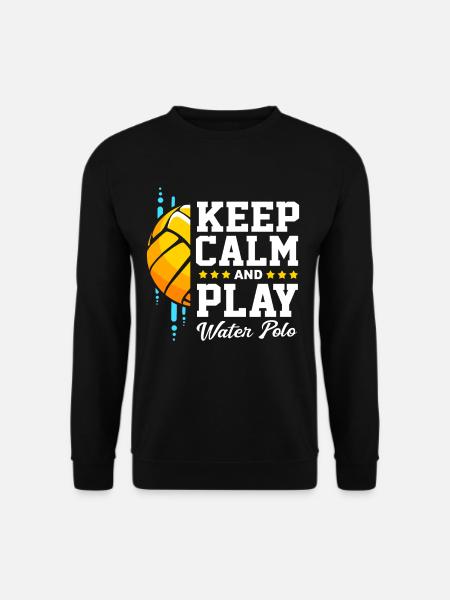 Wasserball Team Spieler Schwimmen Wassersport - Unisex Pullover - Schwarz