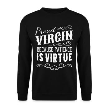 Fier Christ Christin - Sweat-shirt Unisexe - noir - Devant - Alina (178cm) & Michal (187cm)