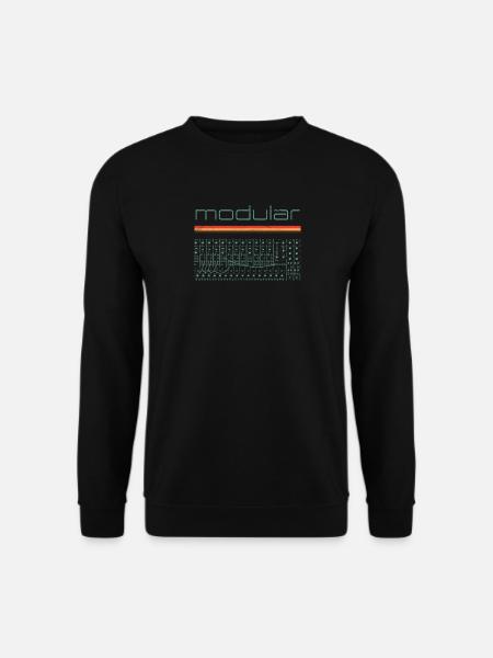 Vintage Modular Synthesizer - Analoger DIY Synth - Unisex Pullover - Schwarz