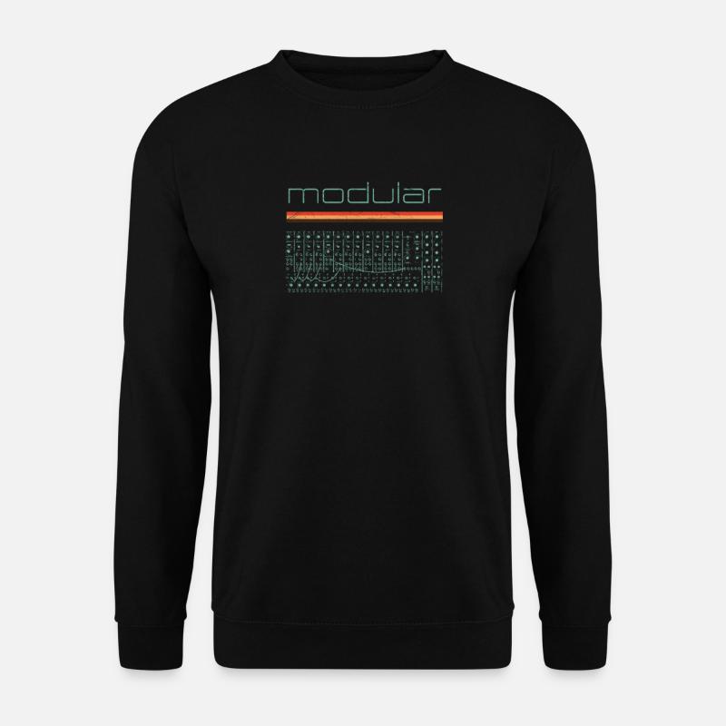 Vintage Modular Synthesizer - Analog DIY Synth - Unisex Sweatshirt - black