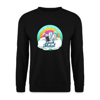 Death Metal - Sweat-shirt Unisexe - noir - Devant - Alina (178cm) & Michal (187cm)