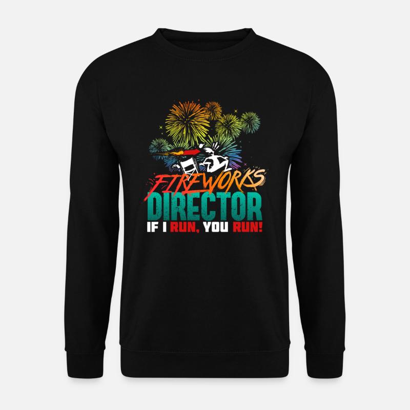 New Year's Eve fireworks director - Unisex Sweatshirt - black