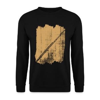 flûte traversière - Sweat-shirt Unisexe - noir - Devant - Alina (178cm) & Michal (187cm)