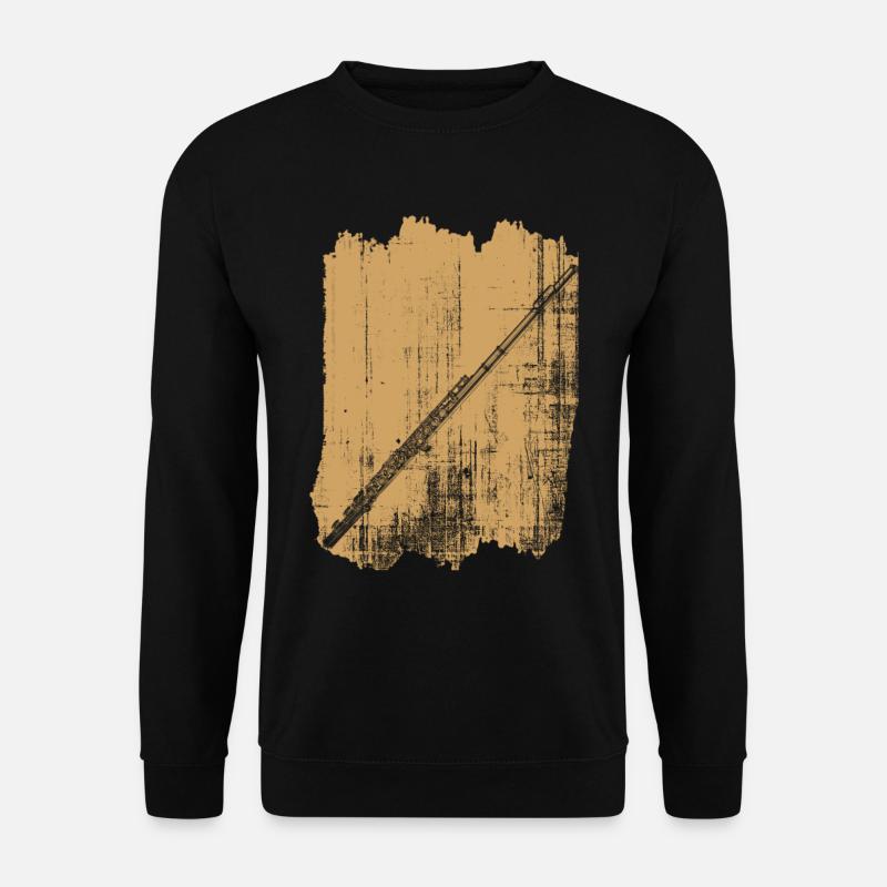 transverse flute - Unisex Sweatshirt - black