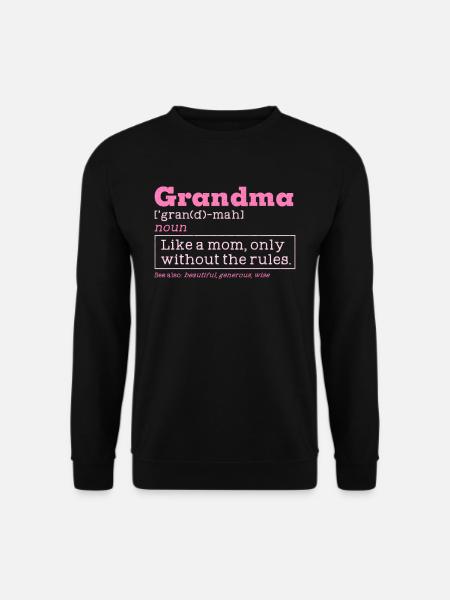 Grandma definition - Unisex Pullover - Schwarz