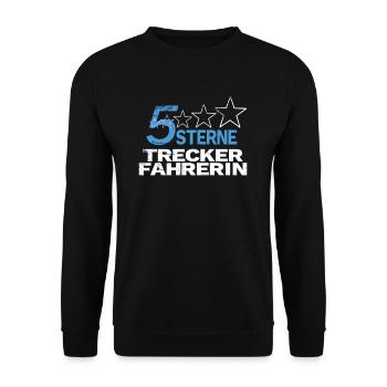 Cadeau d'agriculteur conducteur de tracteur - Sweat-shirt Unisexe - noir - Devant - Alina (178cm) & Michal (187cm)