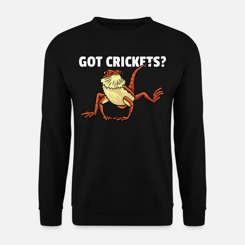 Bearded Dragon Bart Drachen Echse Reptil - Unisex Pullover - Schwarz