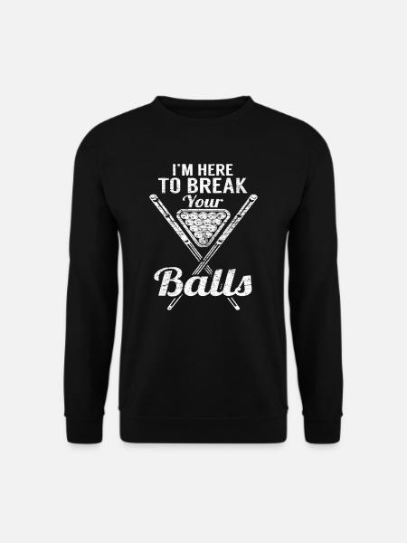 Billard - Unisex Pullover - Schwarz