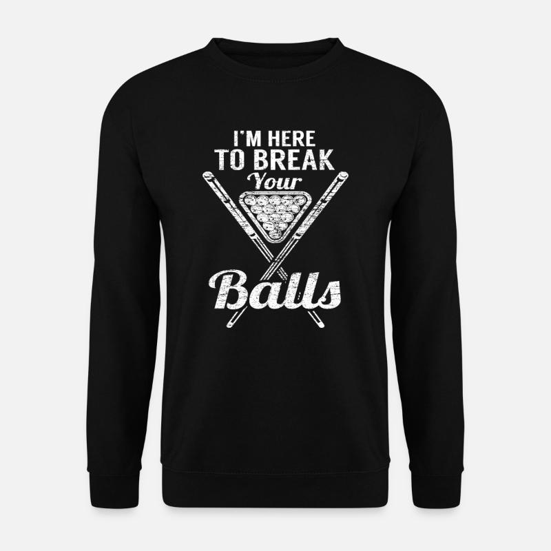 Billard - Unisex Pullover - Schwarz