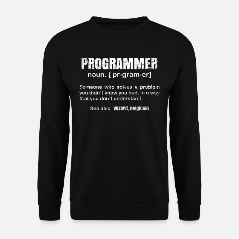programmer - Unisex Sweatshirt - black