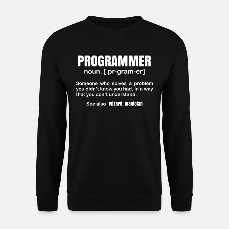 Programmer definition - Unisex Sweatshirt - black