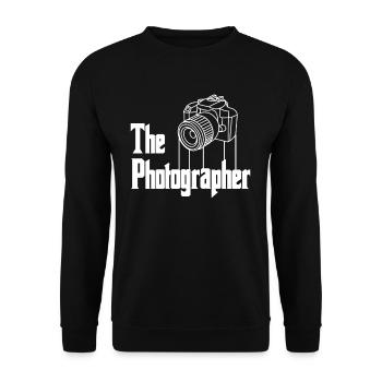 Photographer - Unisex Pullover - Schwarz - Vorne - Alina (178cm) & Michal (187cm)