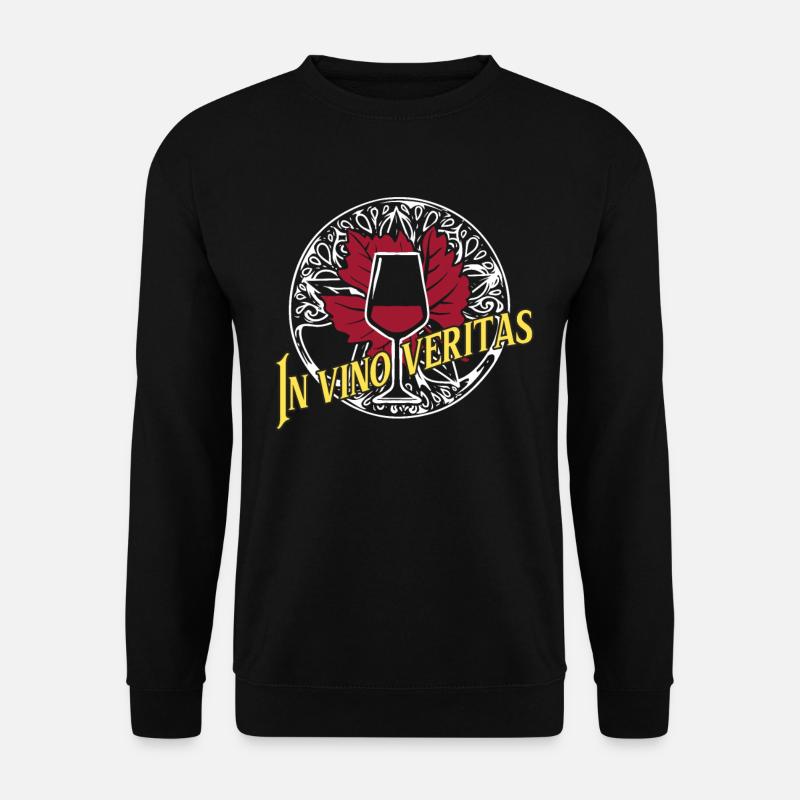 In vino veritas - Unisex Pullover - Schwarz