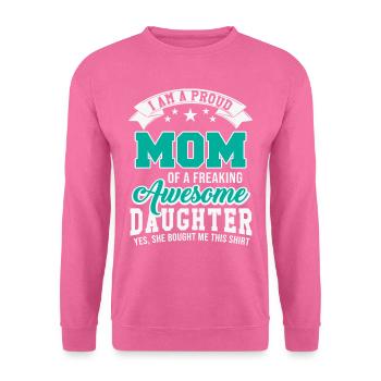 Mutter tochter geschenk - Unisex Pullover - Pink - Vorne