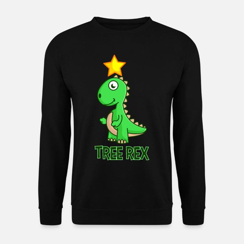 Tree Rex - Unisex Pullover - Schwarz